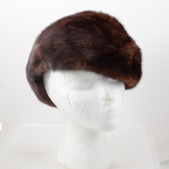 Vintage Mink Cap by Lora main image 6
